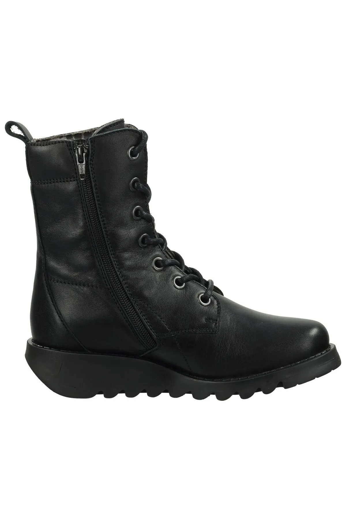 Fly London  Stiefelette - Schwarz - Flacher Absatz