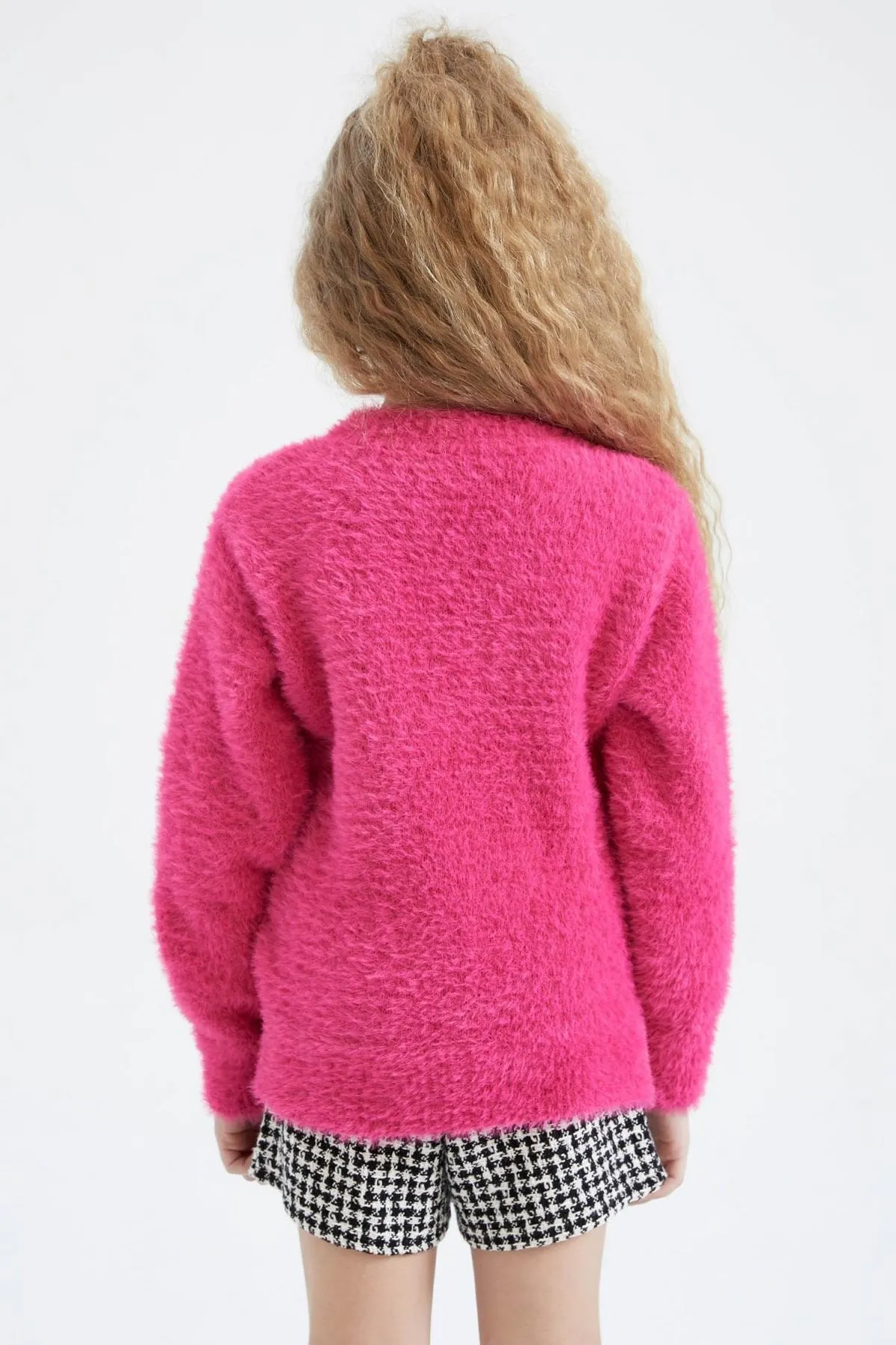 DeFacto  Weicher Mädchenpullover mit Rundhalsausschnitt