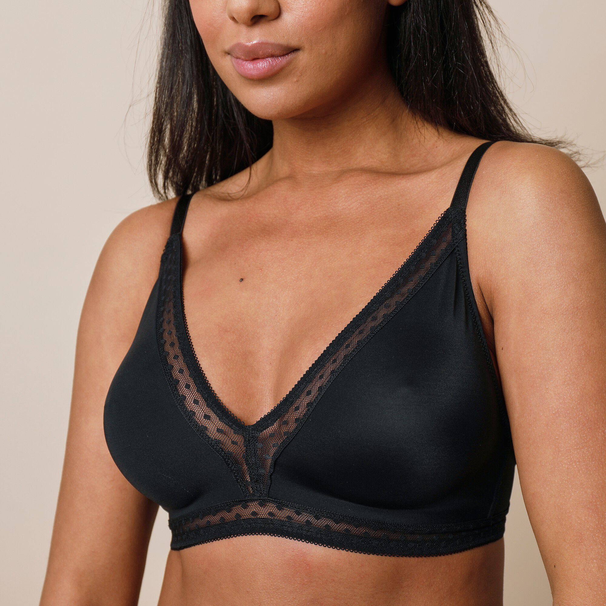 Soutien-gorge forme triangle bonnets moulés Paia- sans armatures