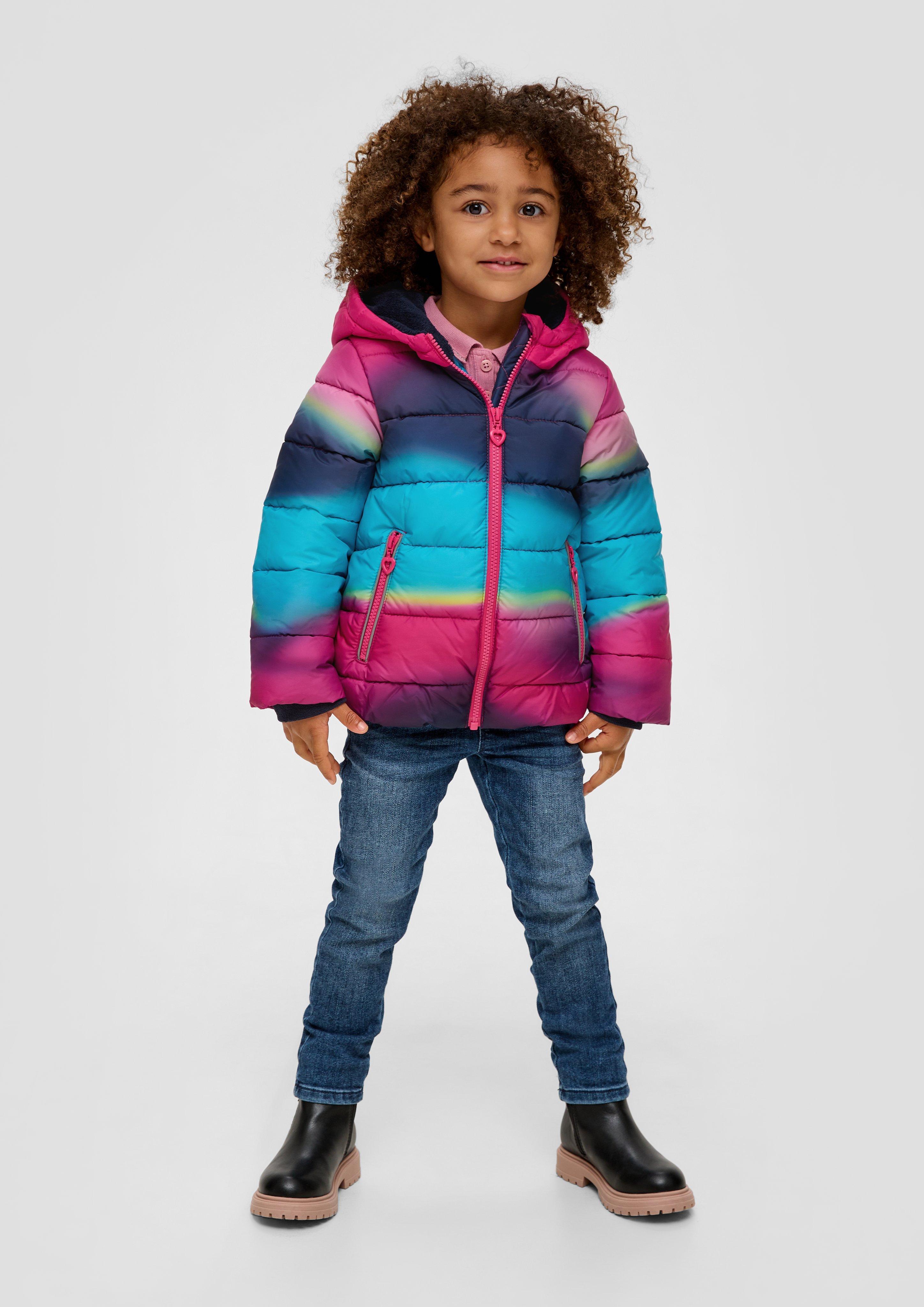 Steppjacke mit reflektierendem Print  2132170-44A2