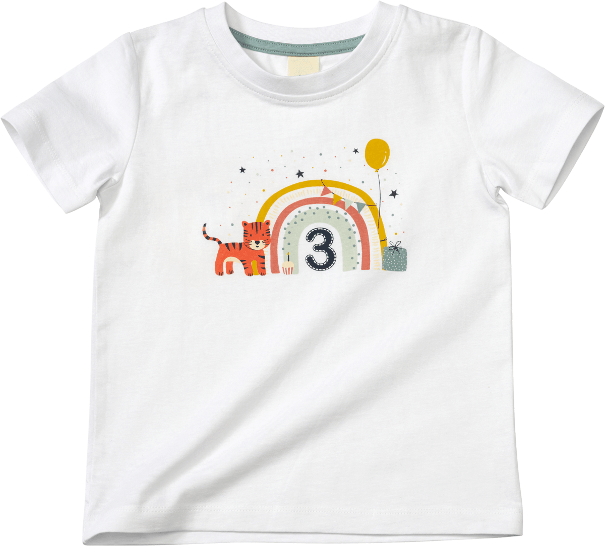 Geburtstags T-Shirt 3 Jahre, weiß, Gr. 104, 1 St