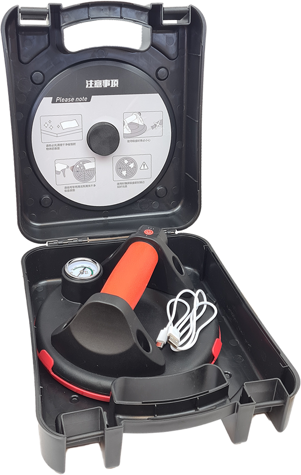 Berger & Schröter Akku Vakuum Saugheber mit Manometer