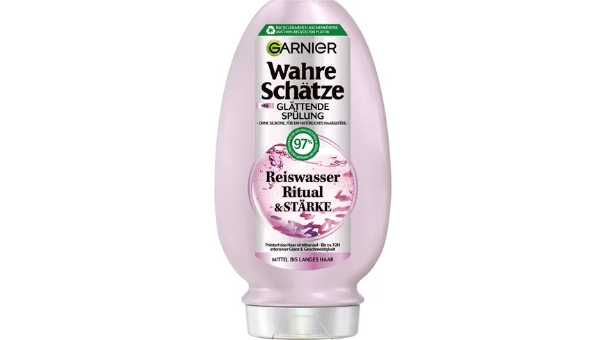 Garnier Wahre Schätze Glättende Spülung Reiswasser Ritual & Stärke 250 ml
