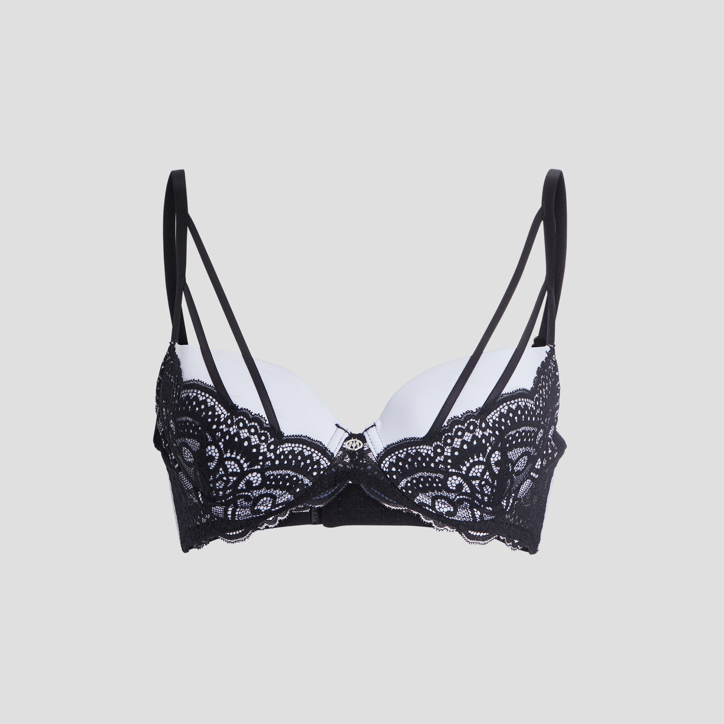 Soutien-gorge corbeille micro dentelle blanc femme | La Halle