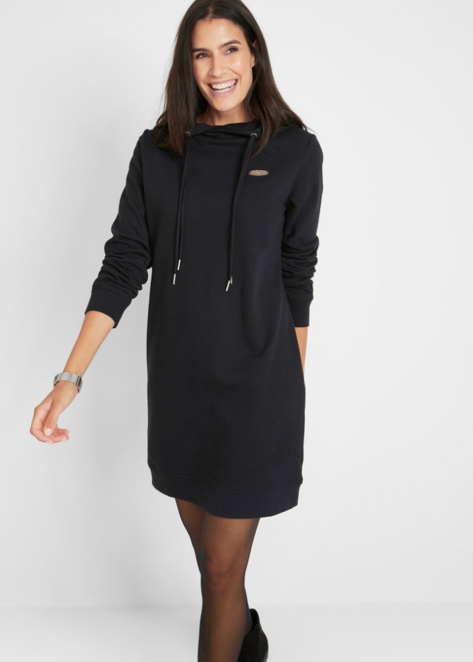 Sweatkleid mit Kapuze