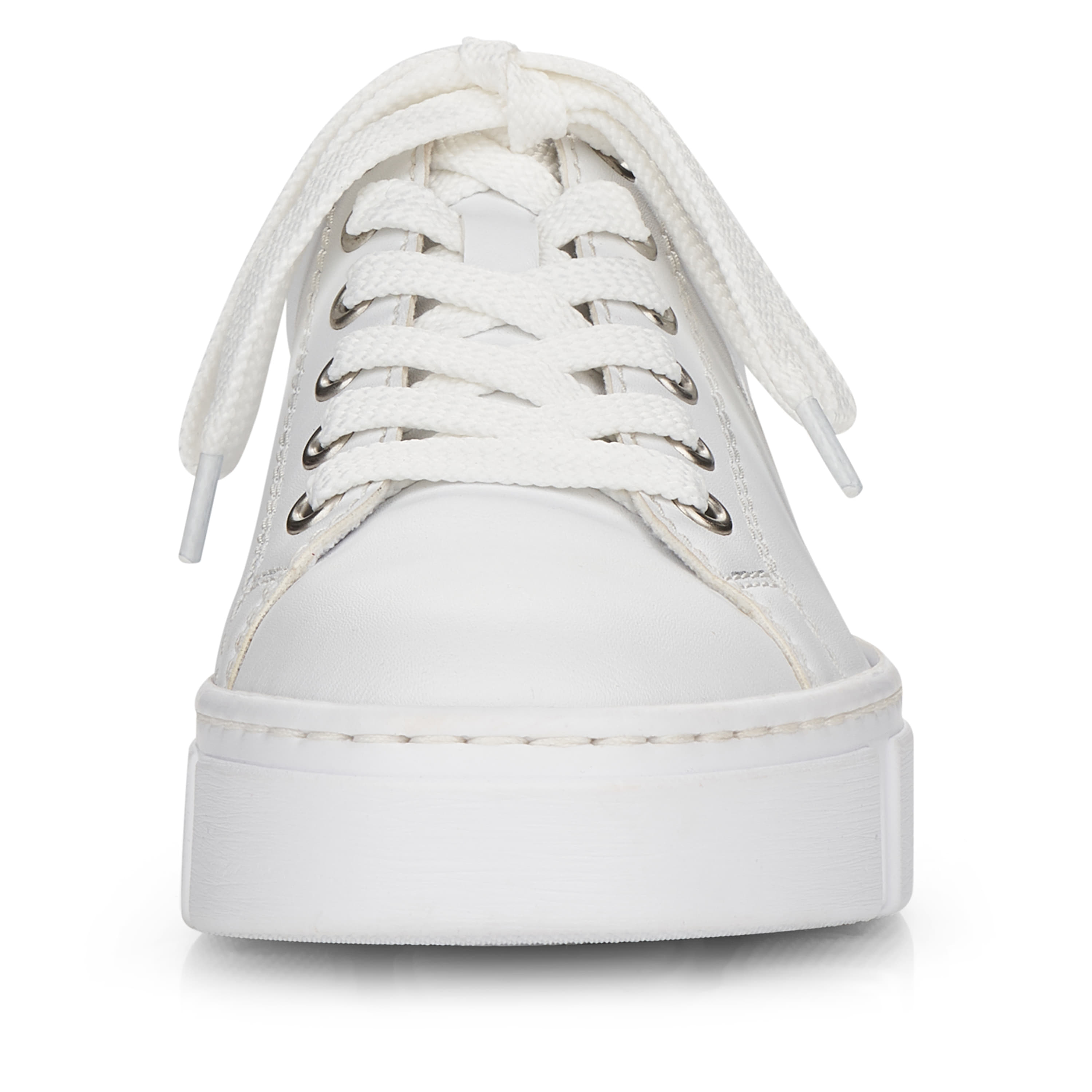 Rieker Damen Sneaker Low reinweiß