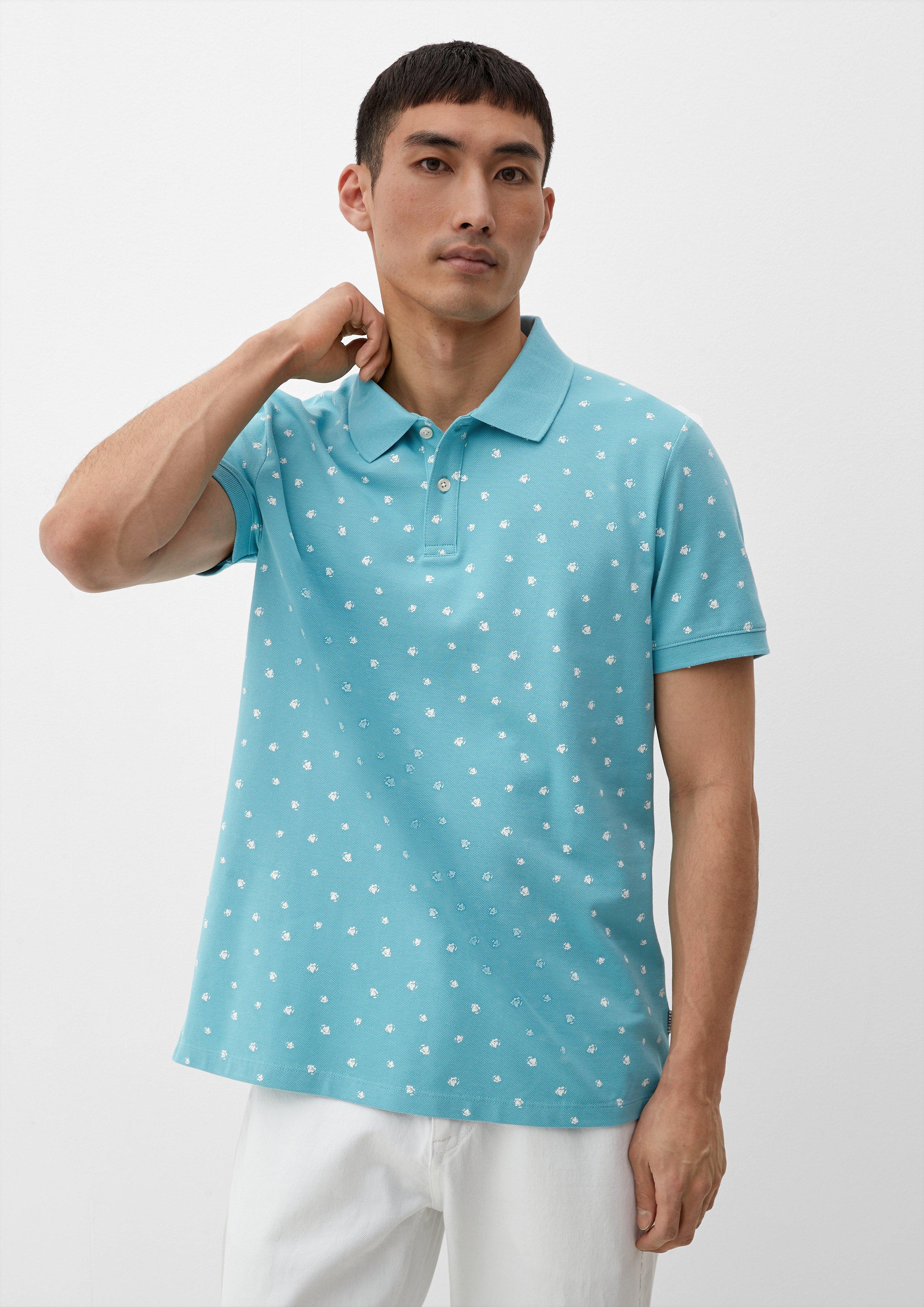 Poloshirt mit Allover-Print  2129836-61A0