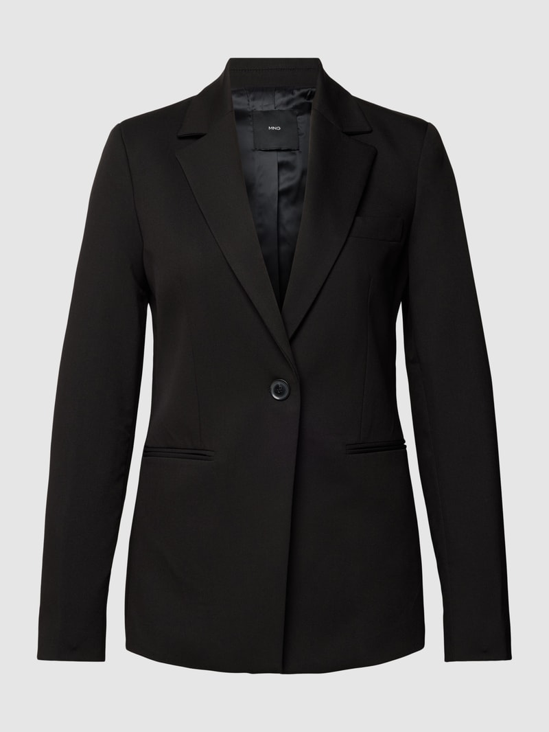 Blazer mit Reverskragen Modell 'BOREAL' in schwarz