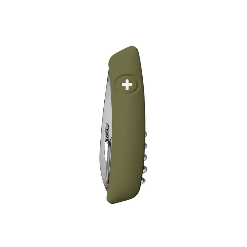 Swiza D03 AllMatt Olive, Schweizer Taschenmesser made in Swiss