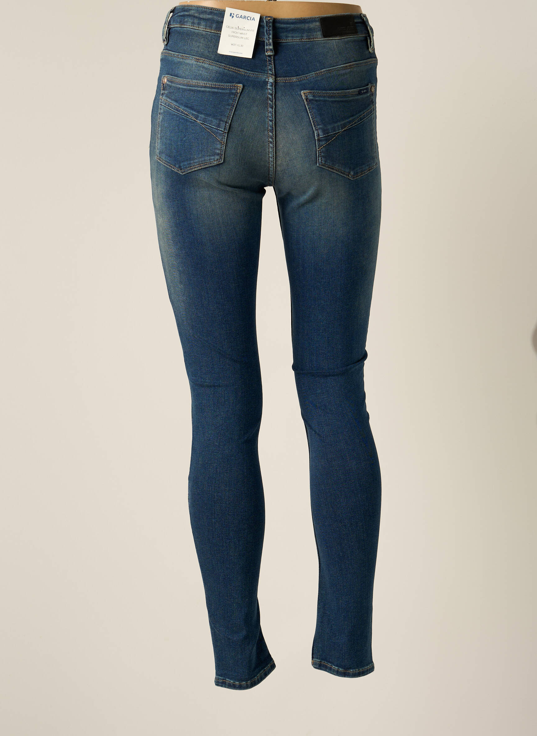 Garcia Jeans Skinny Femme couleur bleu
