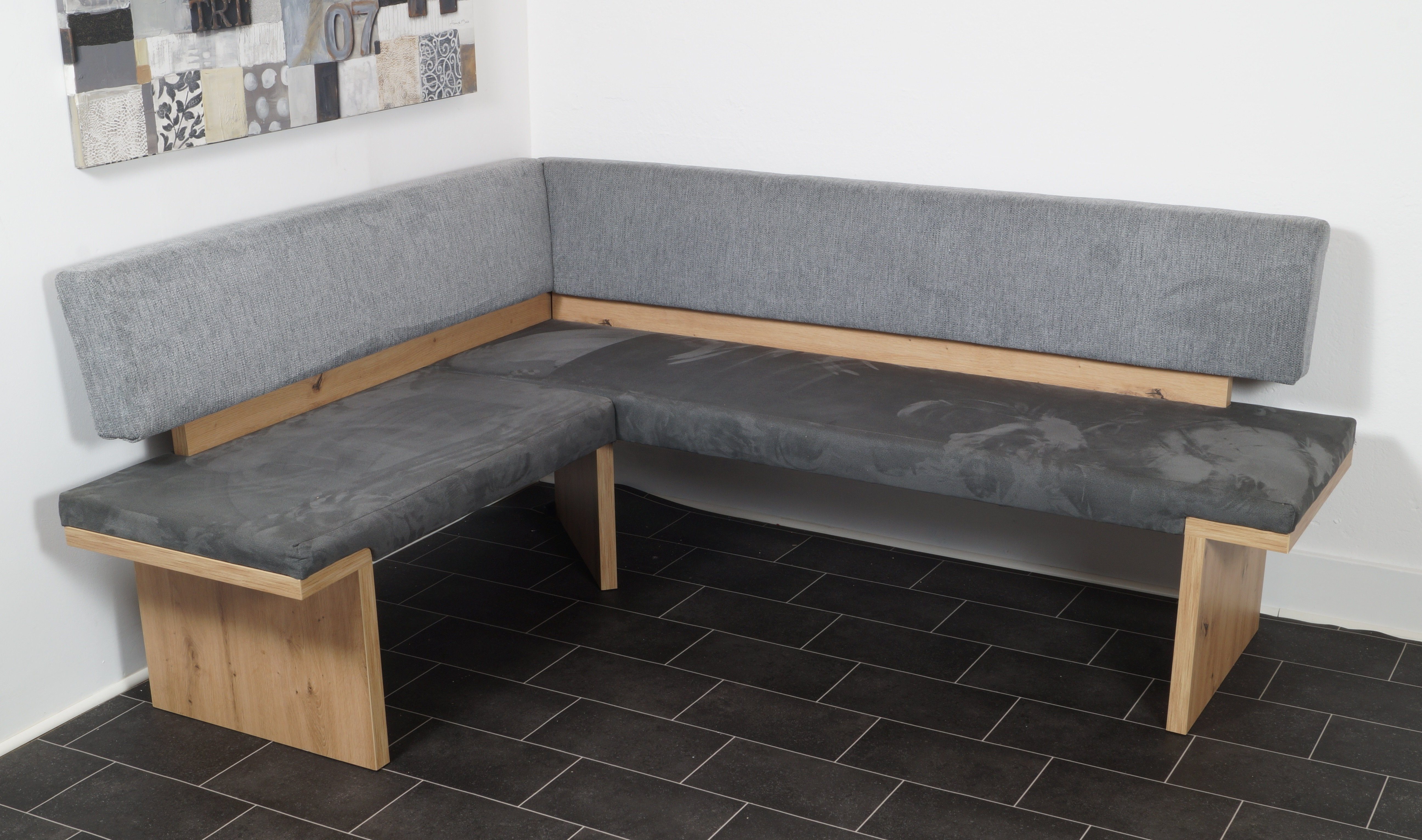 Stolebaenk Eckbankgruppe Manduria EBG MAMAFA Artisan Rechts, (Eckbank Set, 1xEckbank, 1xTisch, 2x Stuhl)