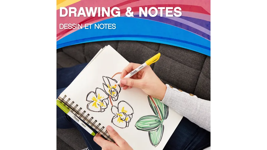 Sharpie S-Note kreative Textmarker 20 Farben