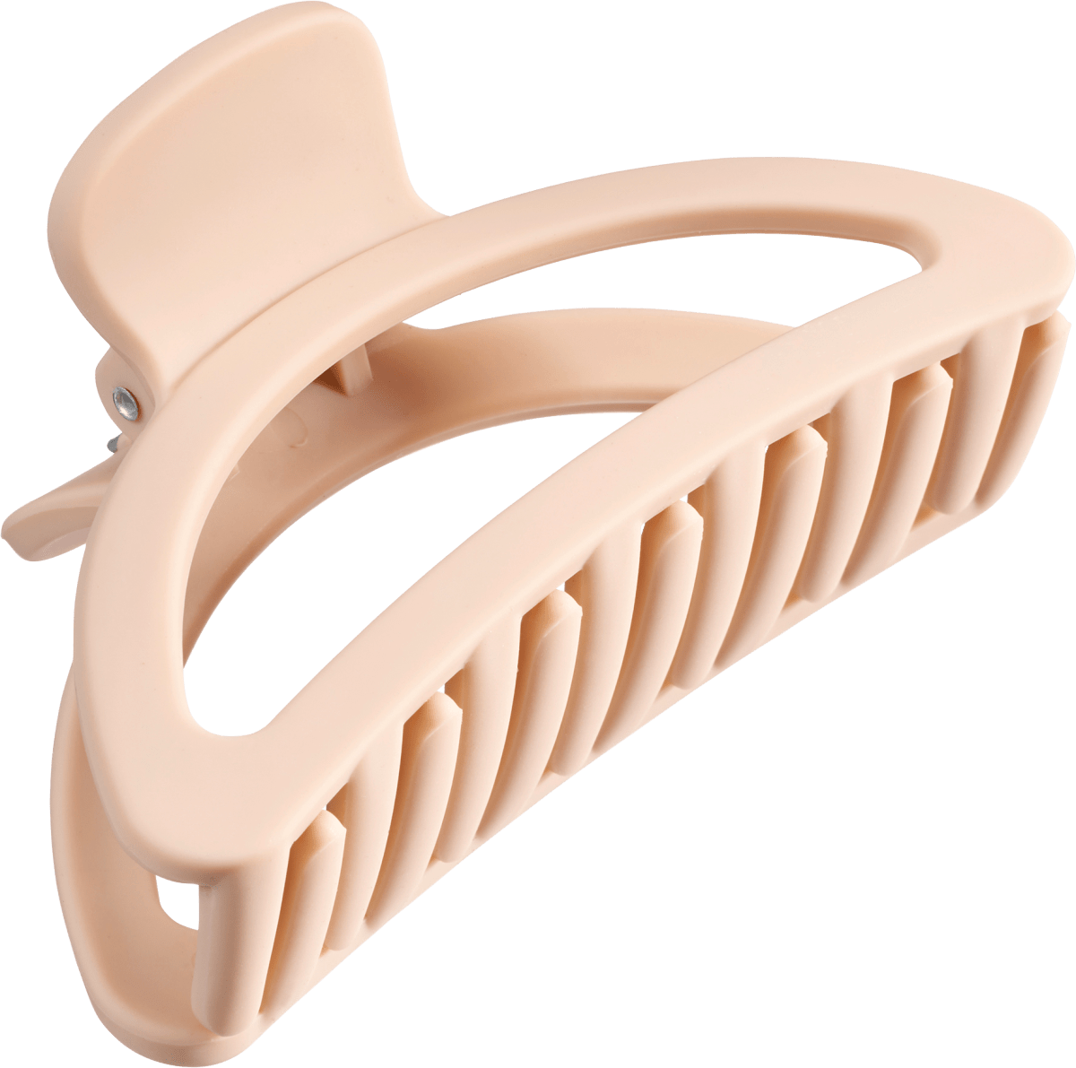 Haarklammer halbrund beige, 1 St