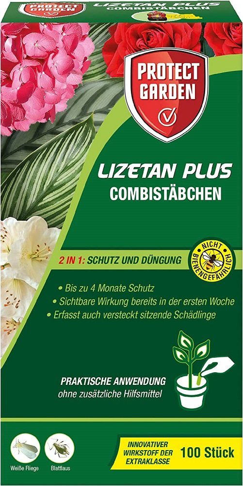 Protect Garden Insektenvernichtungsmittel Protect Garden Lizetan Plus Combistäbchen 100 Stück Schutz und Dünger
