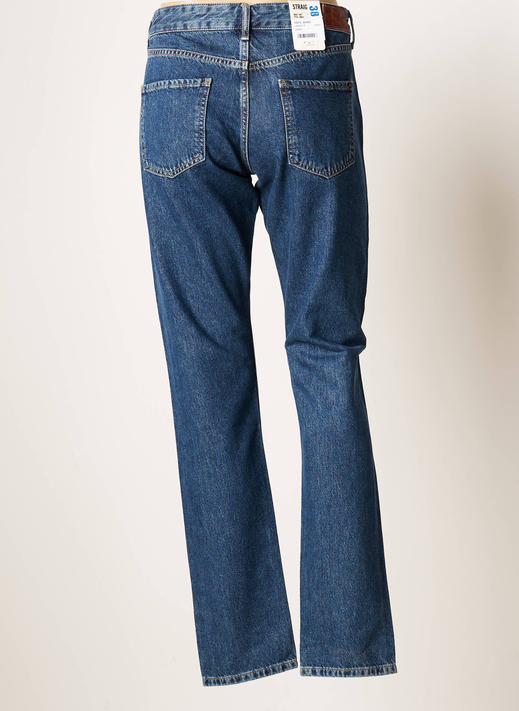 Pepe Jeans Jeans Coupe Droite Femme couleur bleu