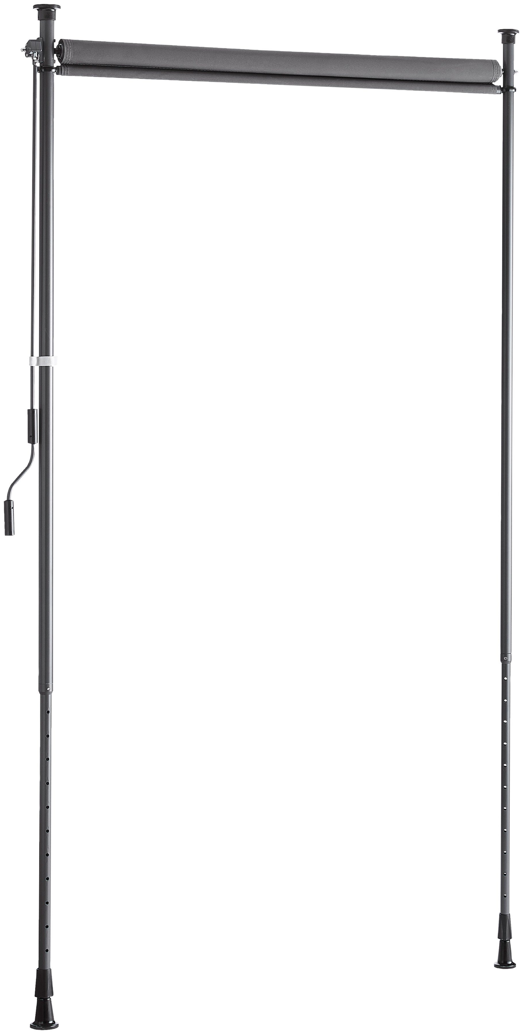 KONIFERA Senkrechtmarkise Klemmmarkise BxH: 120x225 cm, mit Teleskop-Funktion