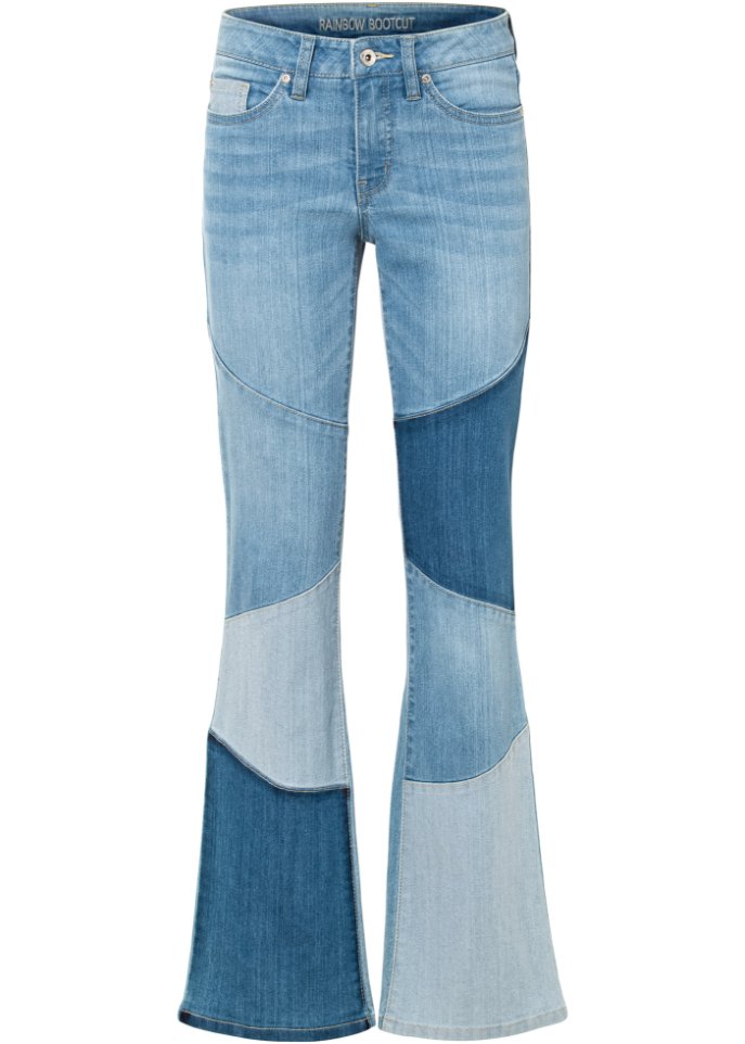 Patchwork Schlagjeans