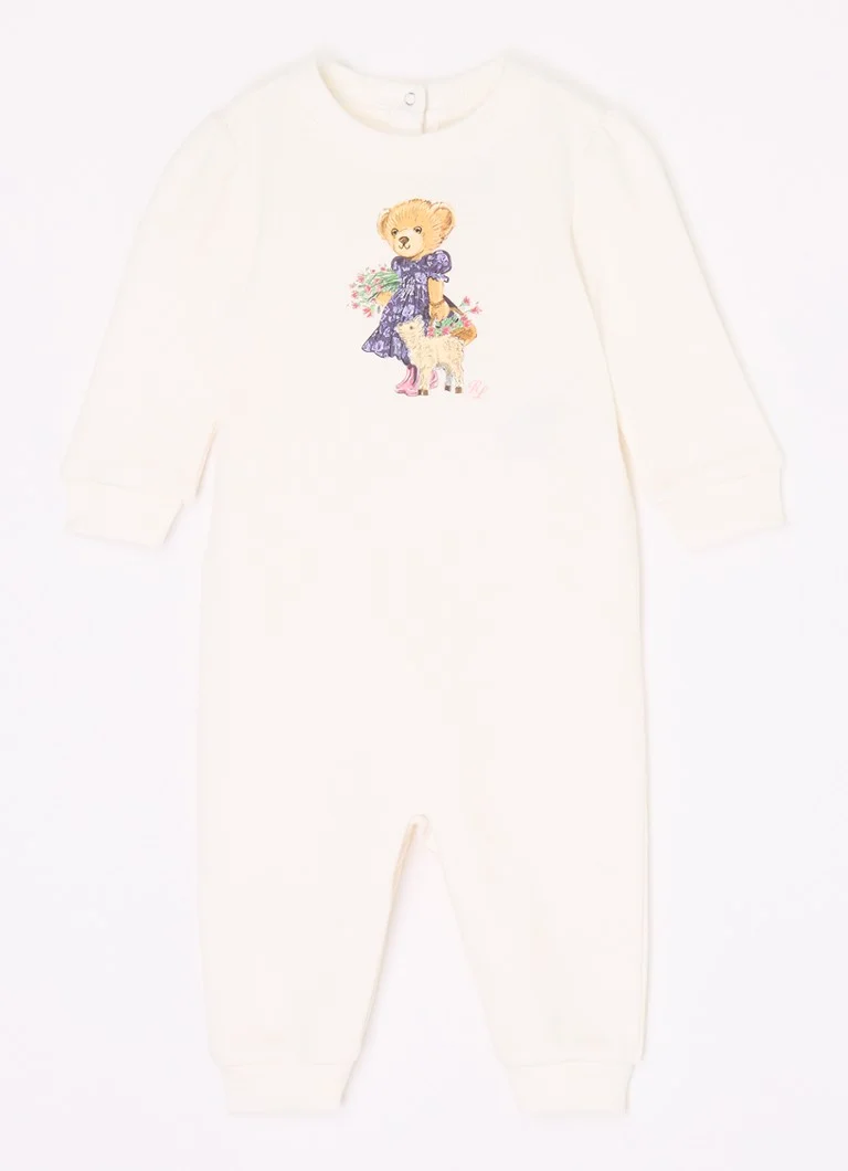 Biustonosz dziecięcy Ralph Lauren z nadrukowanym logo