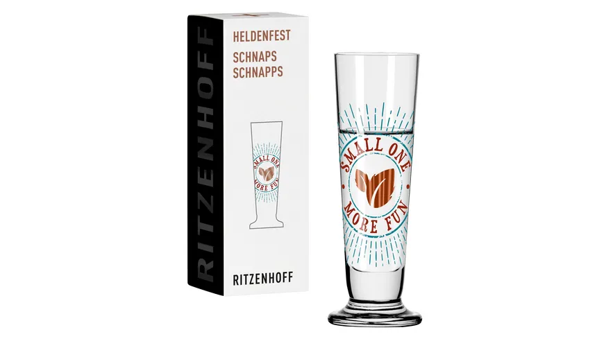 RITZENHOFF  Schnapsglas Heldenfest #12 R. Buss H22