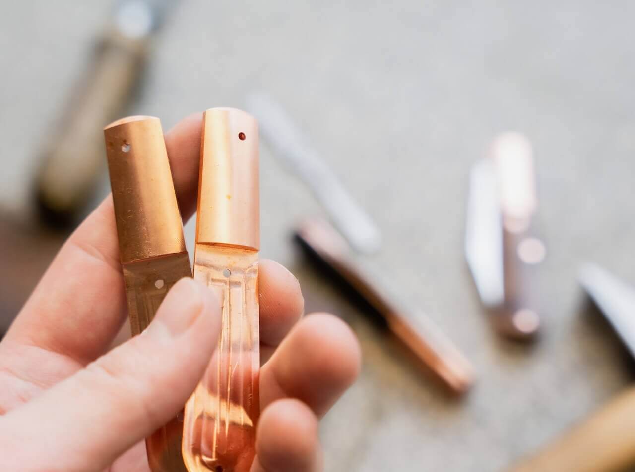 Barlow Copper Integral Micarta