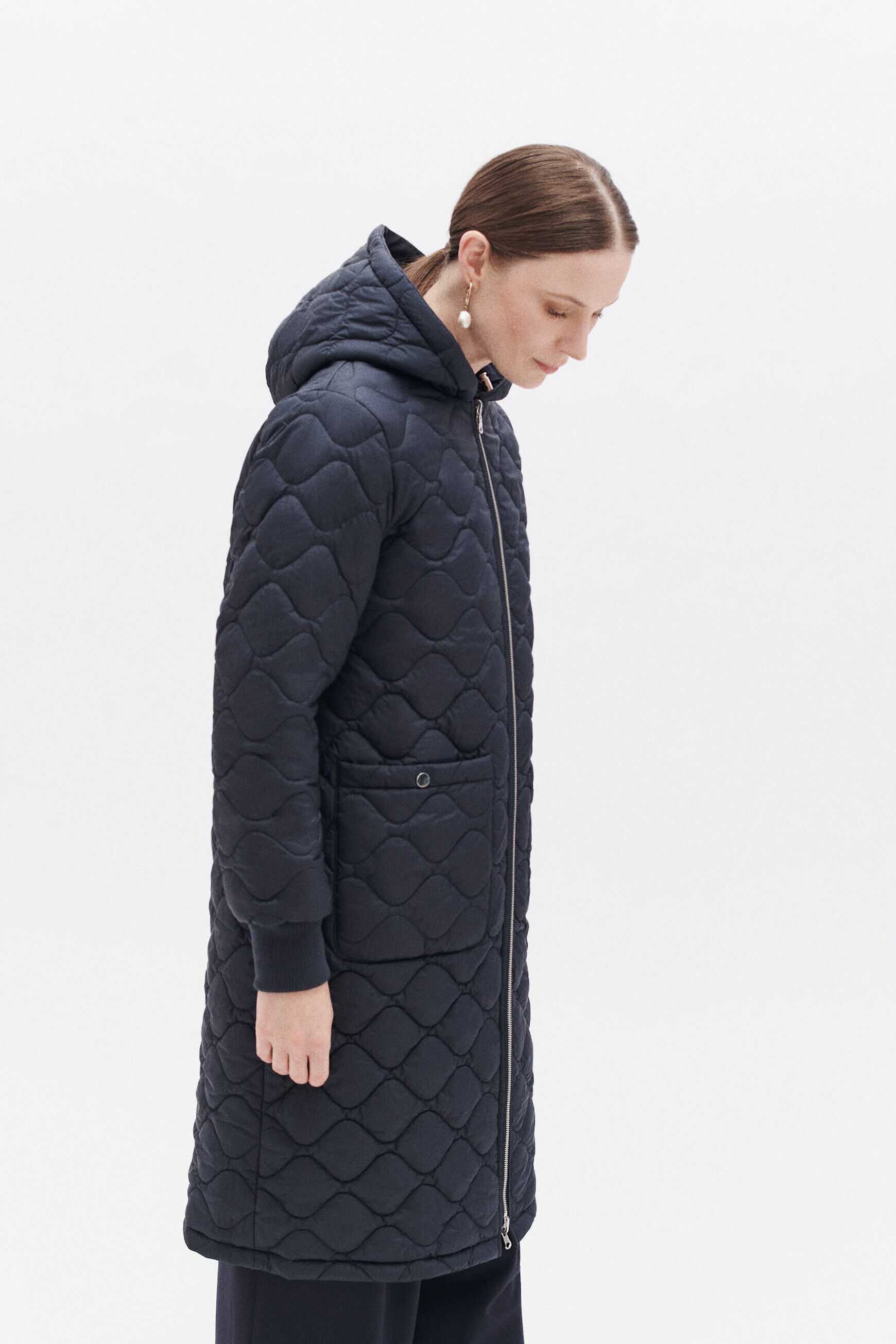 Doudoune galina bleu marine femme