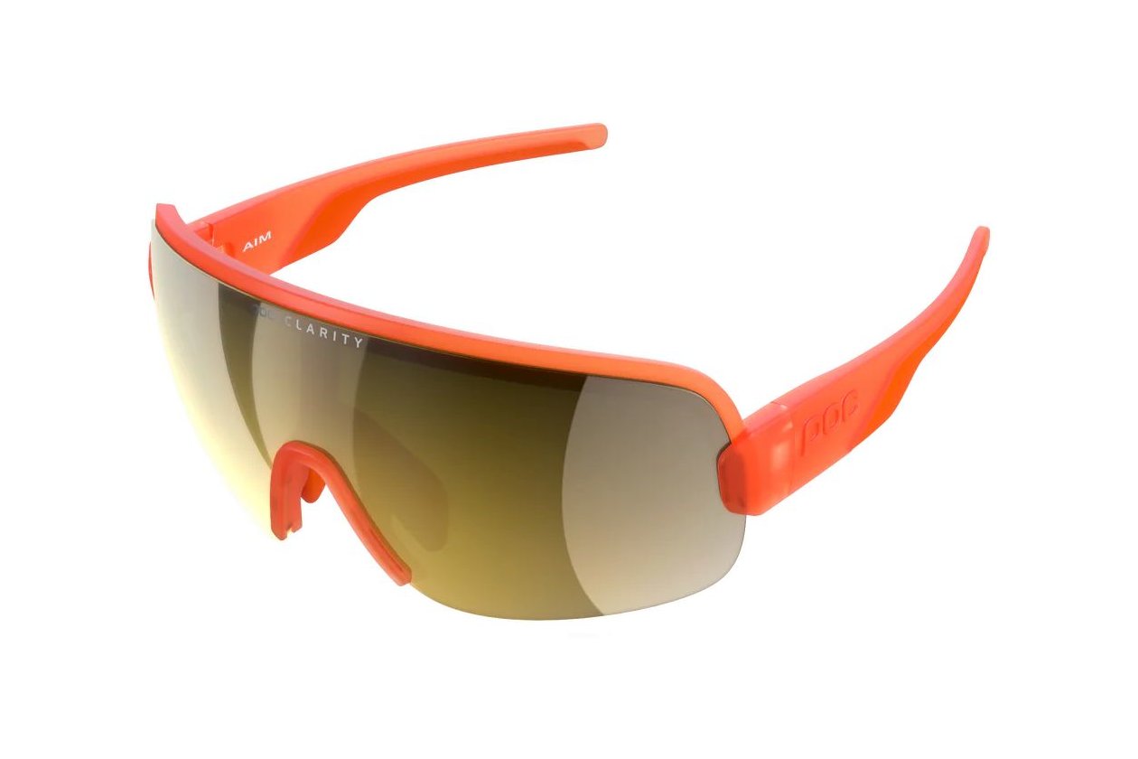 POC Aim - Fluorescent Orange Translucent/Violet/Gold Mirror