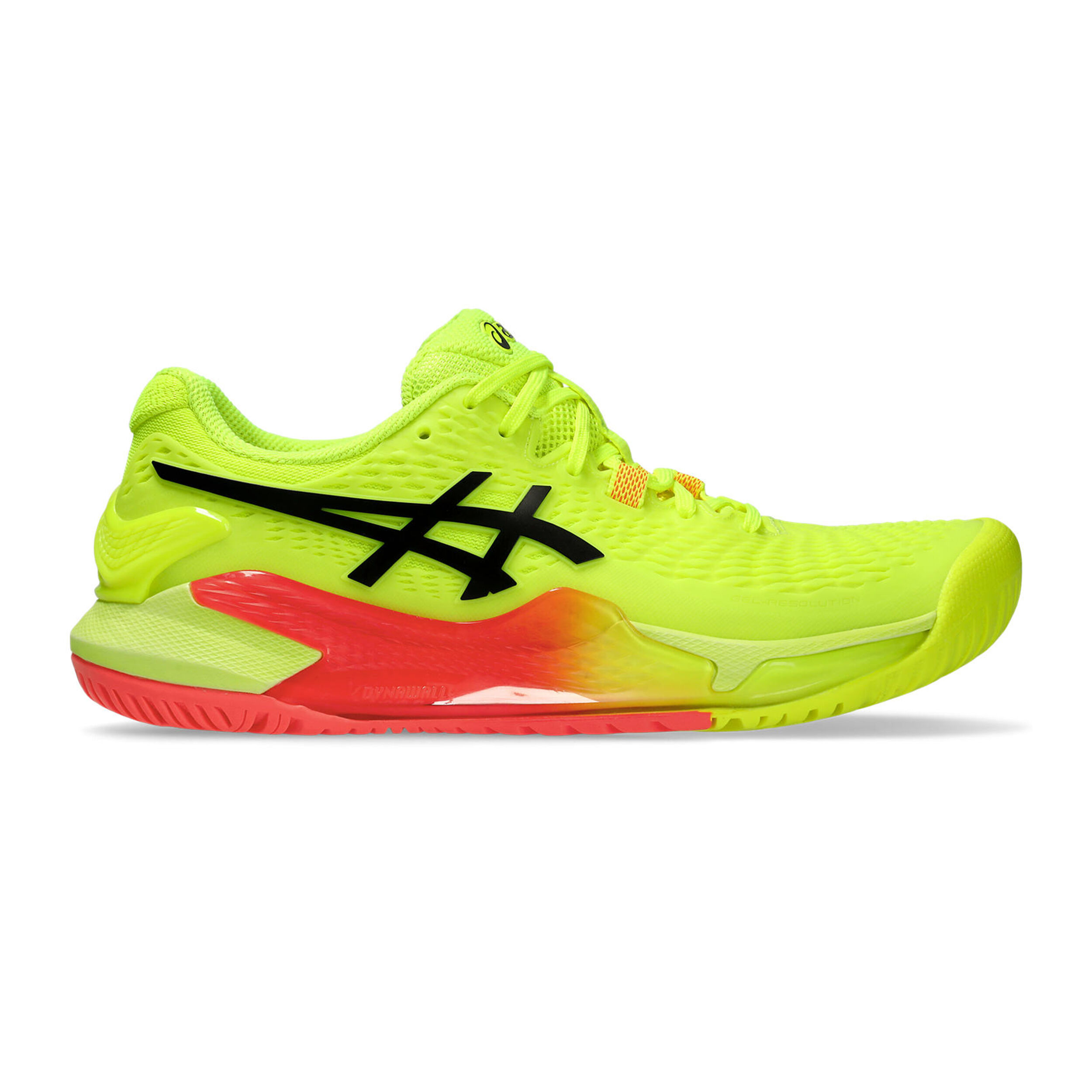Gel-Resolution 9 Allcourtschuh Damen - Gelb, Schwarz