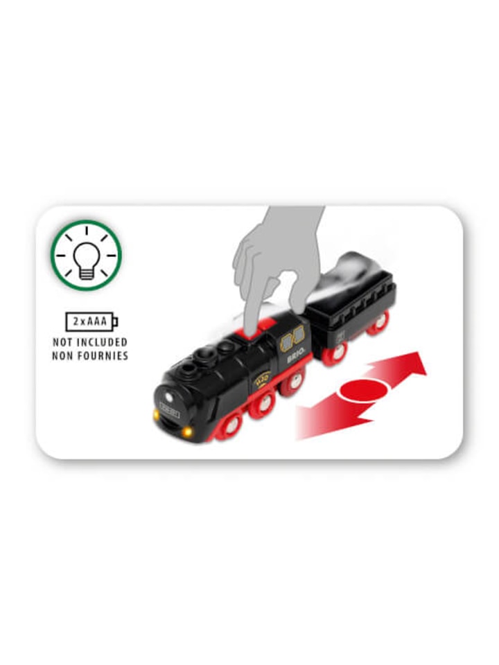 Brio Holzeisenbahn 63388400 Batterie-Dampflok mit Wassertank günstig kaufen onesize