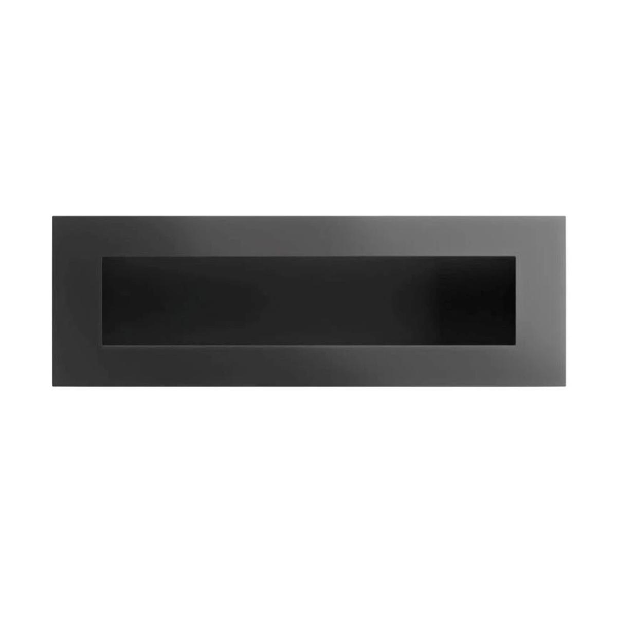Icon Fires Icon Fires Nero 1750 Wandkamin, Stahl, 175 cm, Bioethanol, einstellbare Flamme, 9 Stunden Brenndauer, 9,8 kW