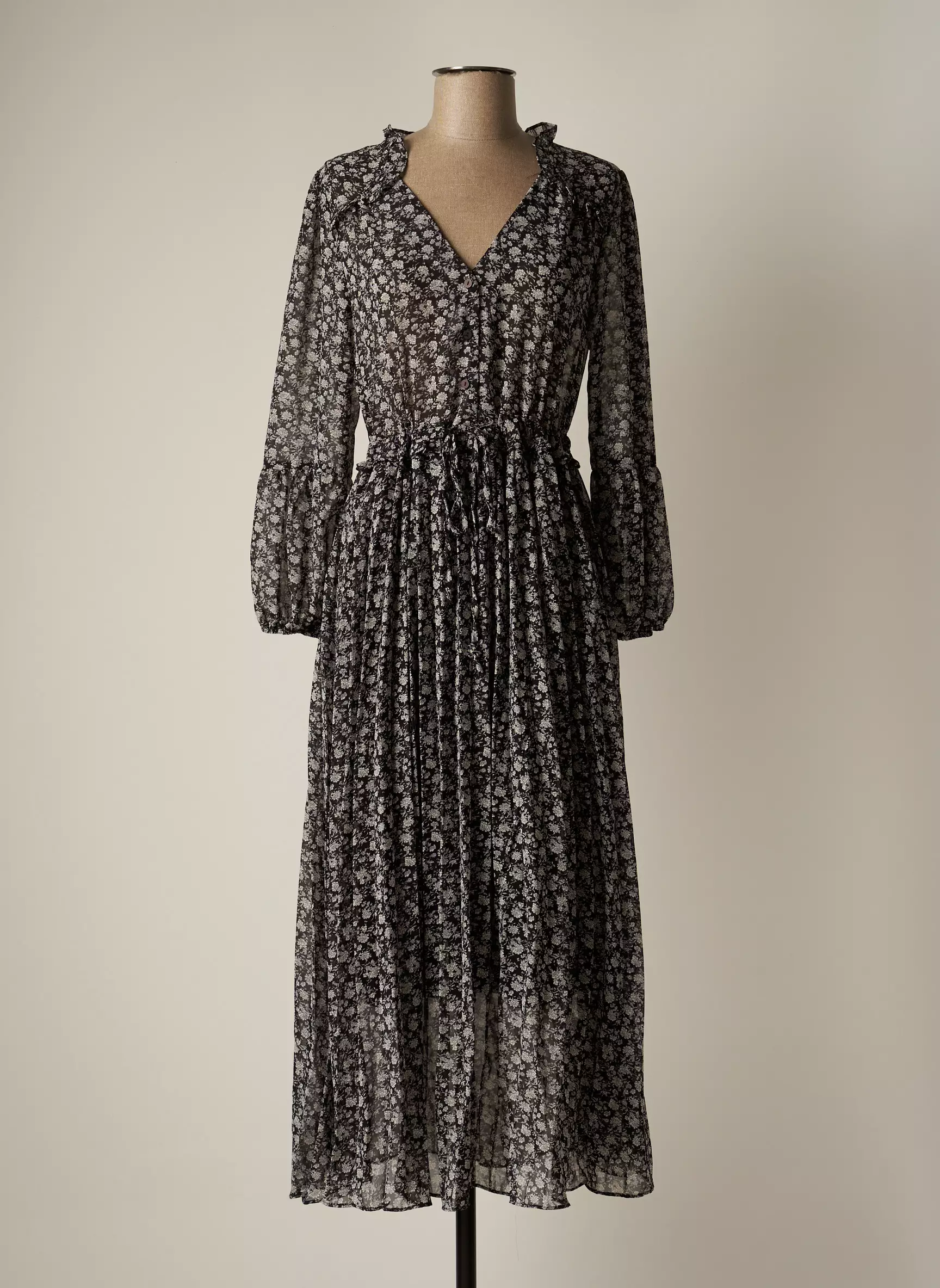 Season Robes Longues Femme couleur noir