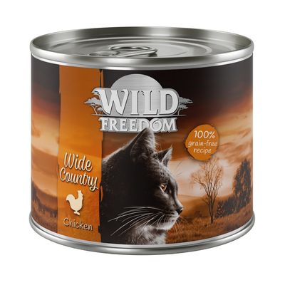 Wild Freedom Probierpaket: 400 g Trockenfutter + 6 x 200 /  70 g Nassfutter