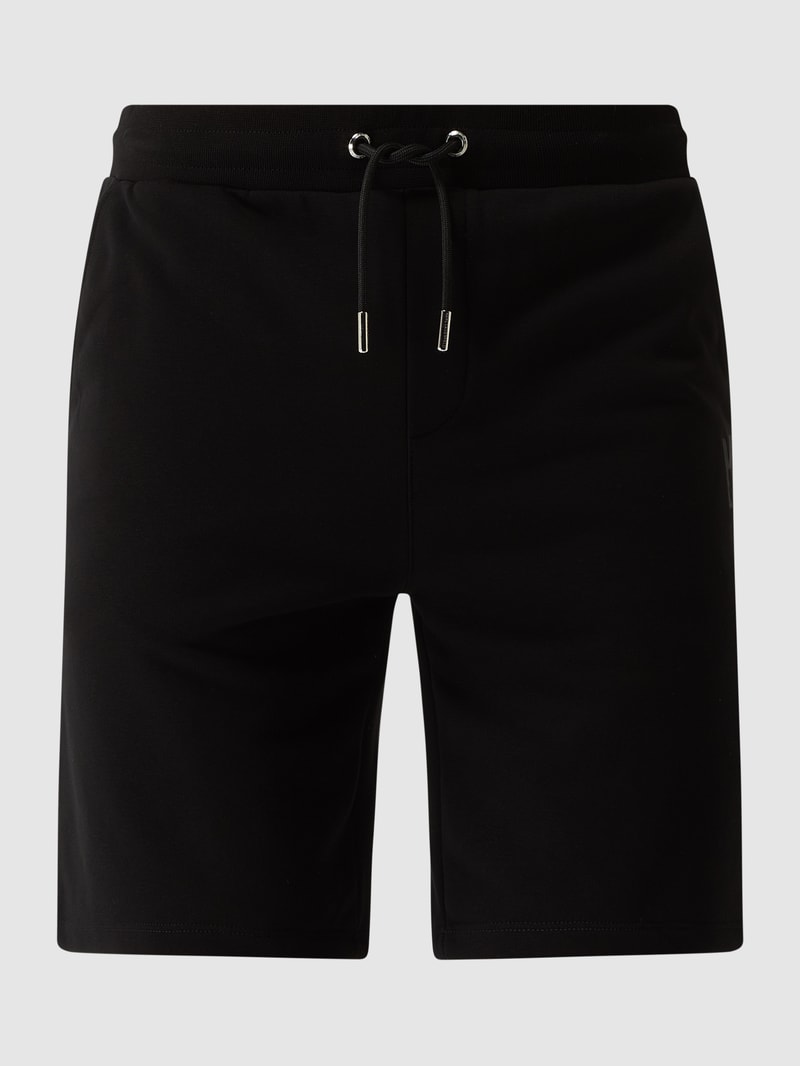 Sweatshorts mit Logo in schwarz
