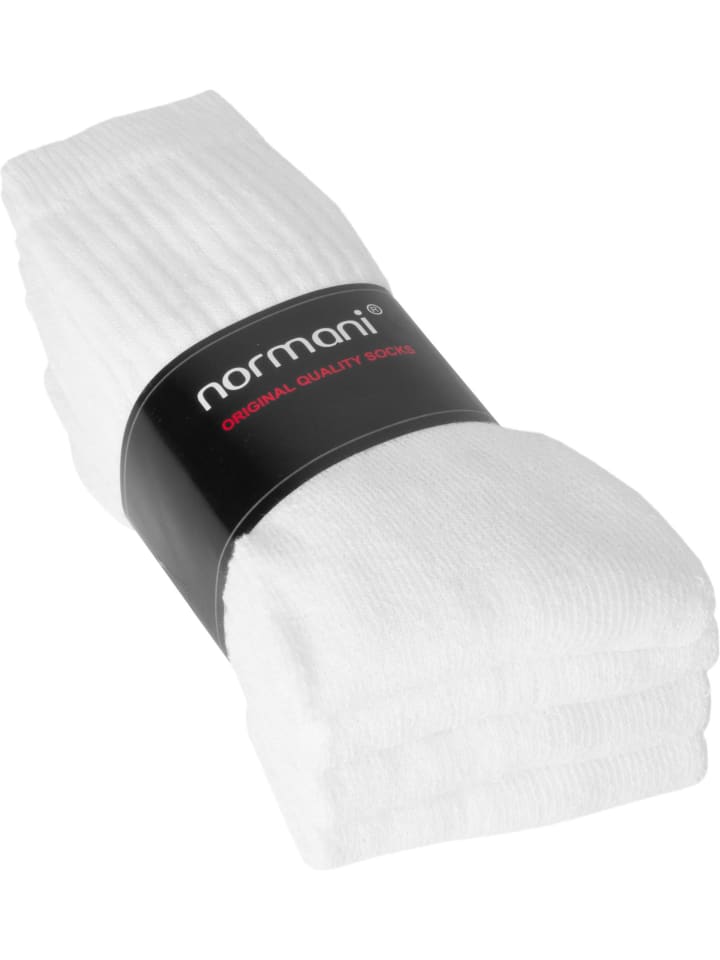normani 20 Paar Tennis-Socken in Weiß günstig kaufen