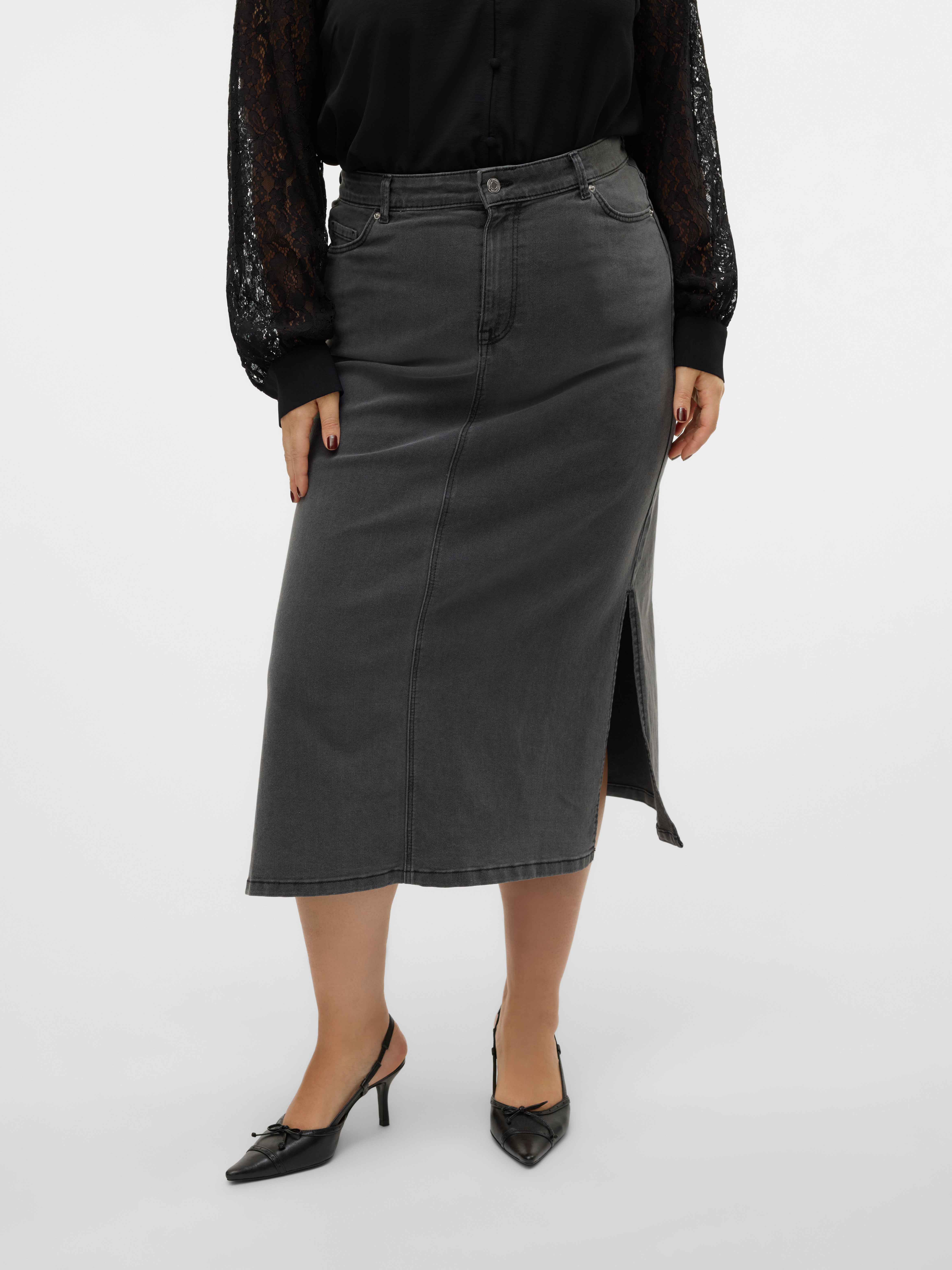 VMCSERENA Hohe Taille Langer Rock