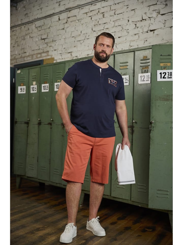 Charles Colby T-Shirt EARL MAXEN in dunkelblau günstig kaufen
