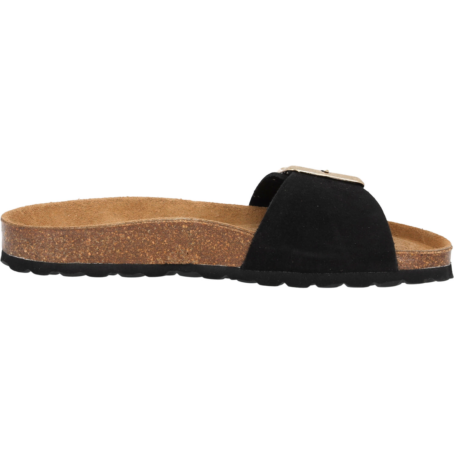 Palado Malta EGS Suede Premium Leather, Pantoletten, Damen, Schwarz