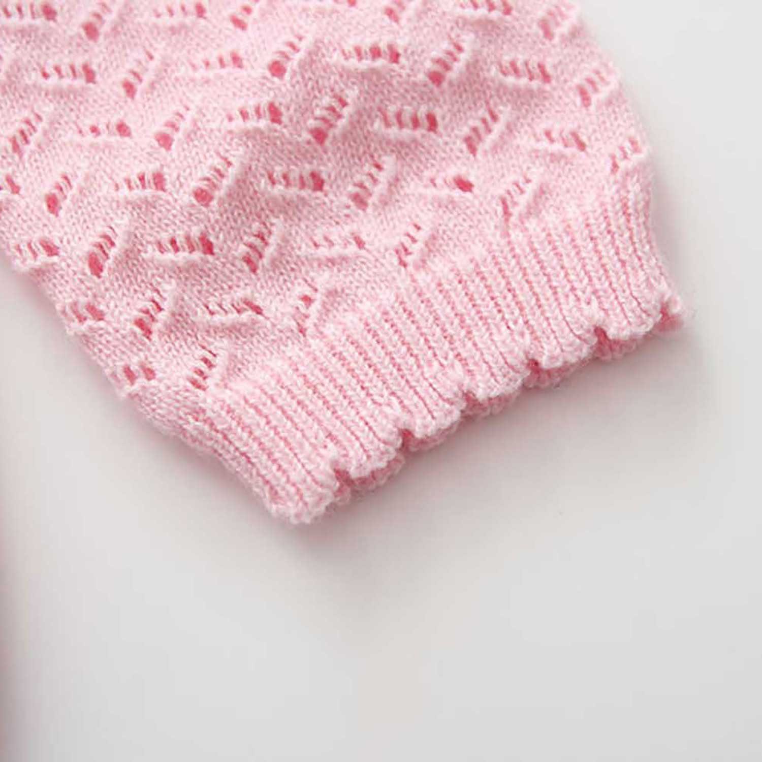 TOPMELON Bolero Strickbolero Shrug Kinder Strickjacke Vorne offen gehäkelt