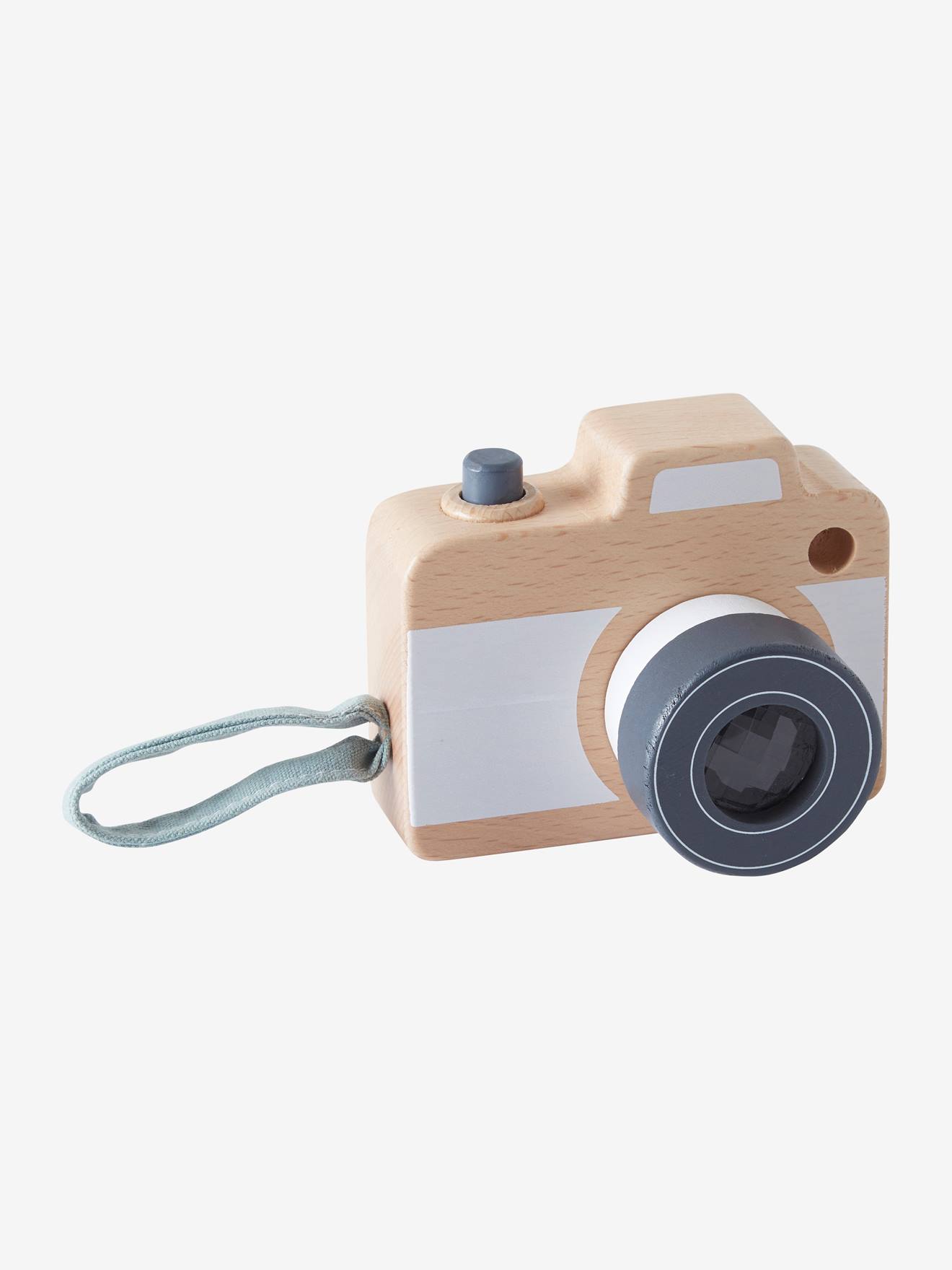 Appareil photo en bois FSC® blanc