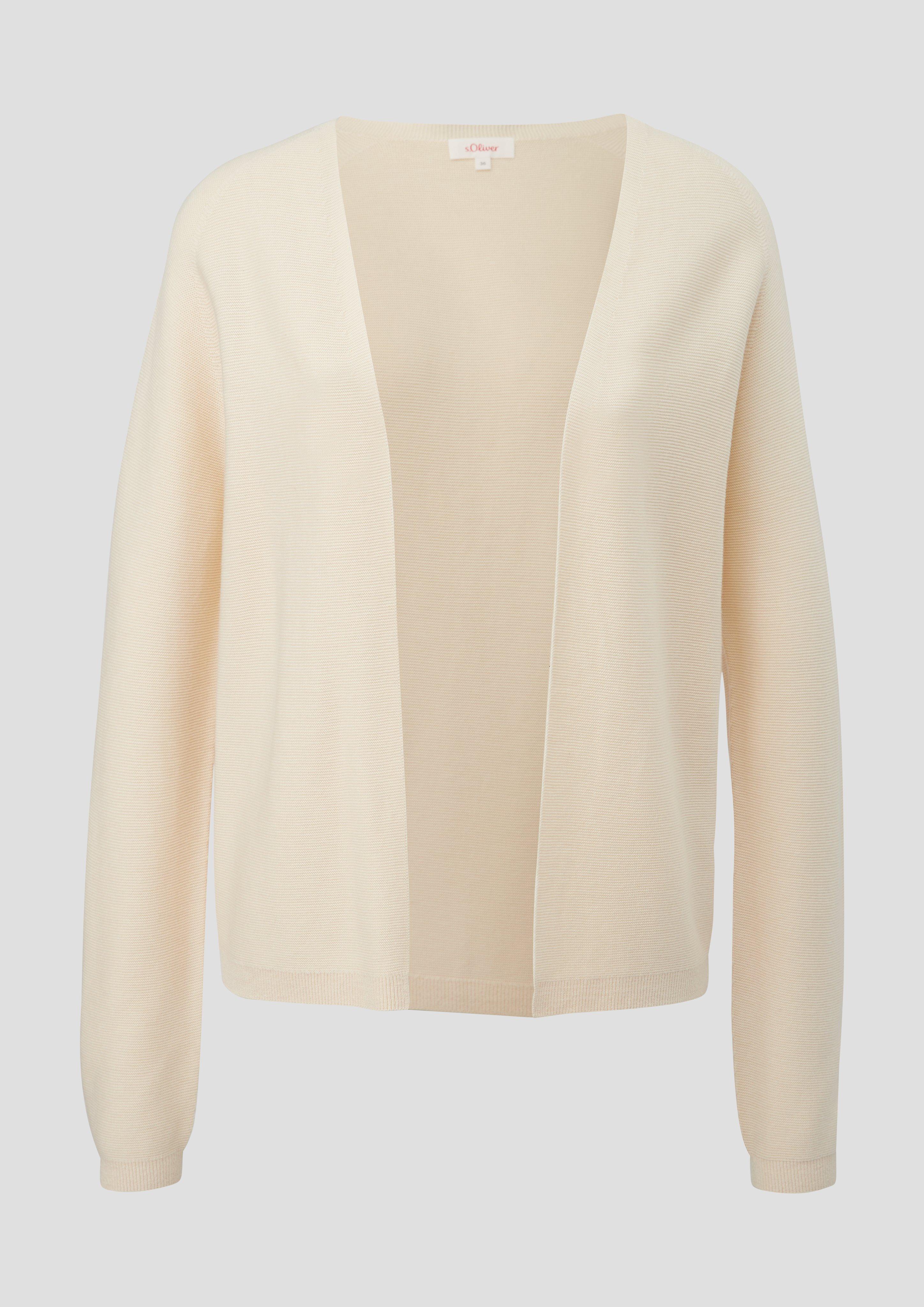Feinstrickjacke aus Viskosemix  2144138-8105
