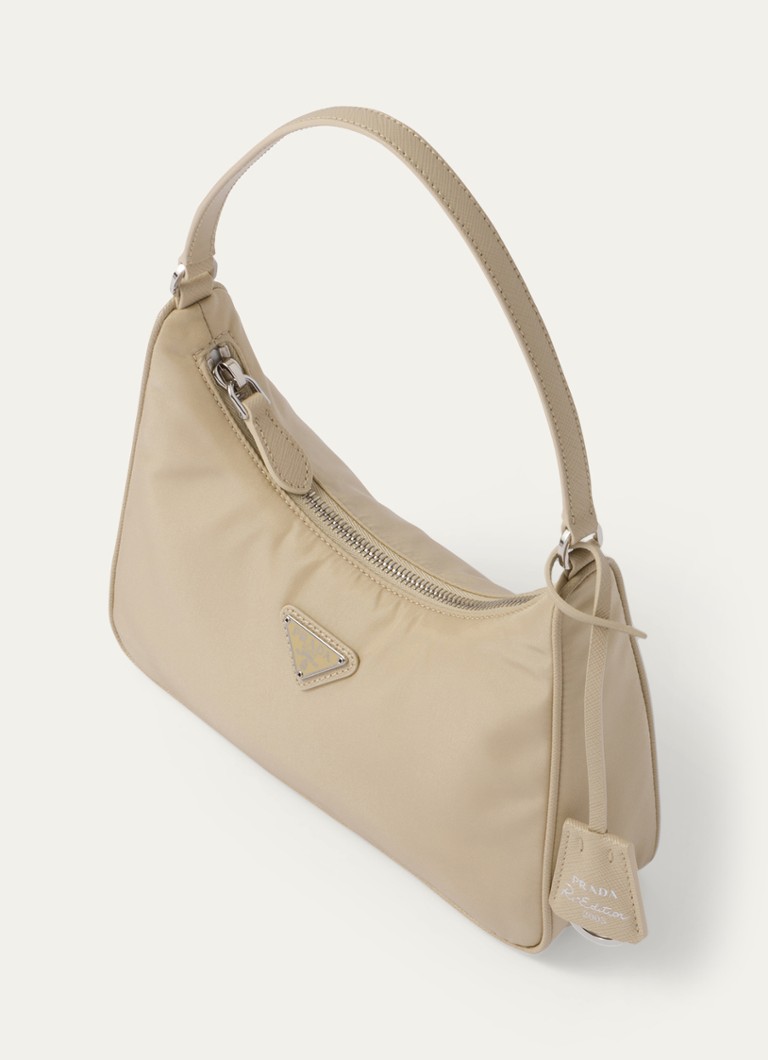 Sac bandoulière Prada Re-Edition 2005 en nylon avec détails en cuir