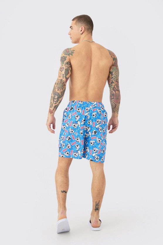 Mittellange Badehose