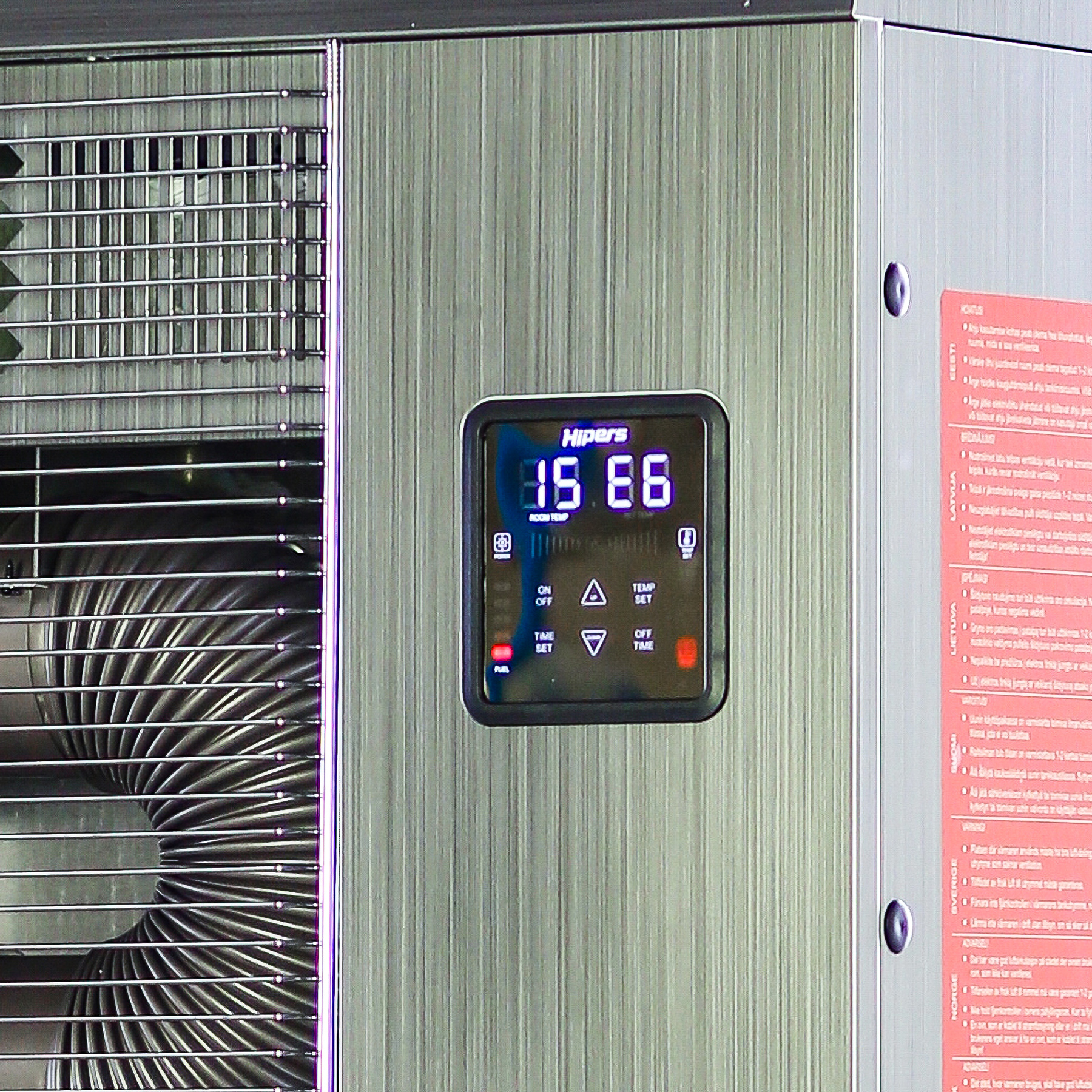 Hipers 722316862 WDP140IS Infrardeči dizelski grelec Pro 40,7 kW Motiv iz nerjavečega jekla 3500-6000 m³