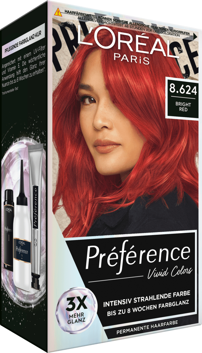 Haarfarbe Vivid Colors 8.624 Bright Red, 1 St