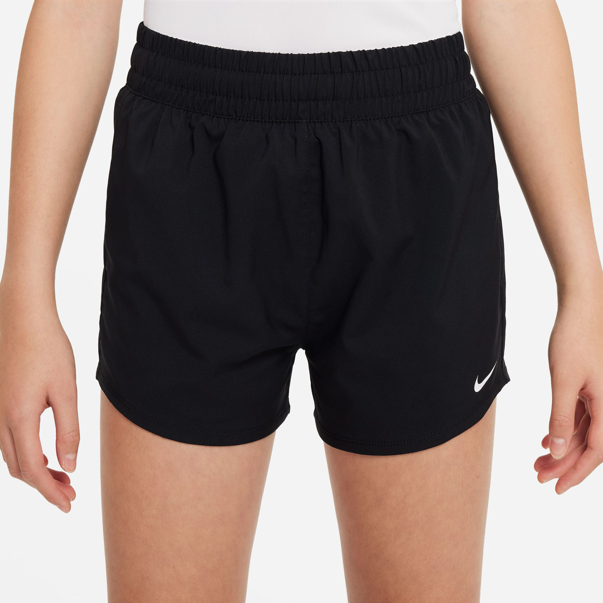 Dri-Fit Big Kids High Waisted Woven Shorts Mädchen - Schwarz
