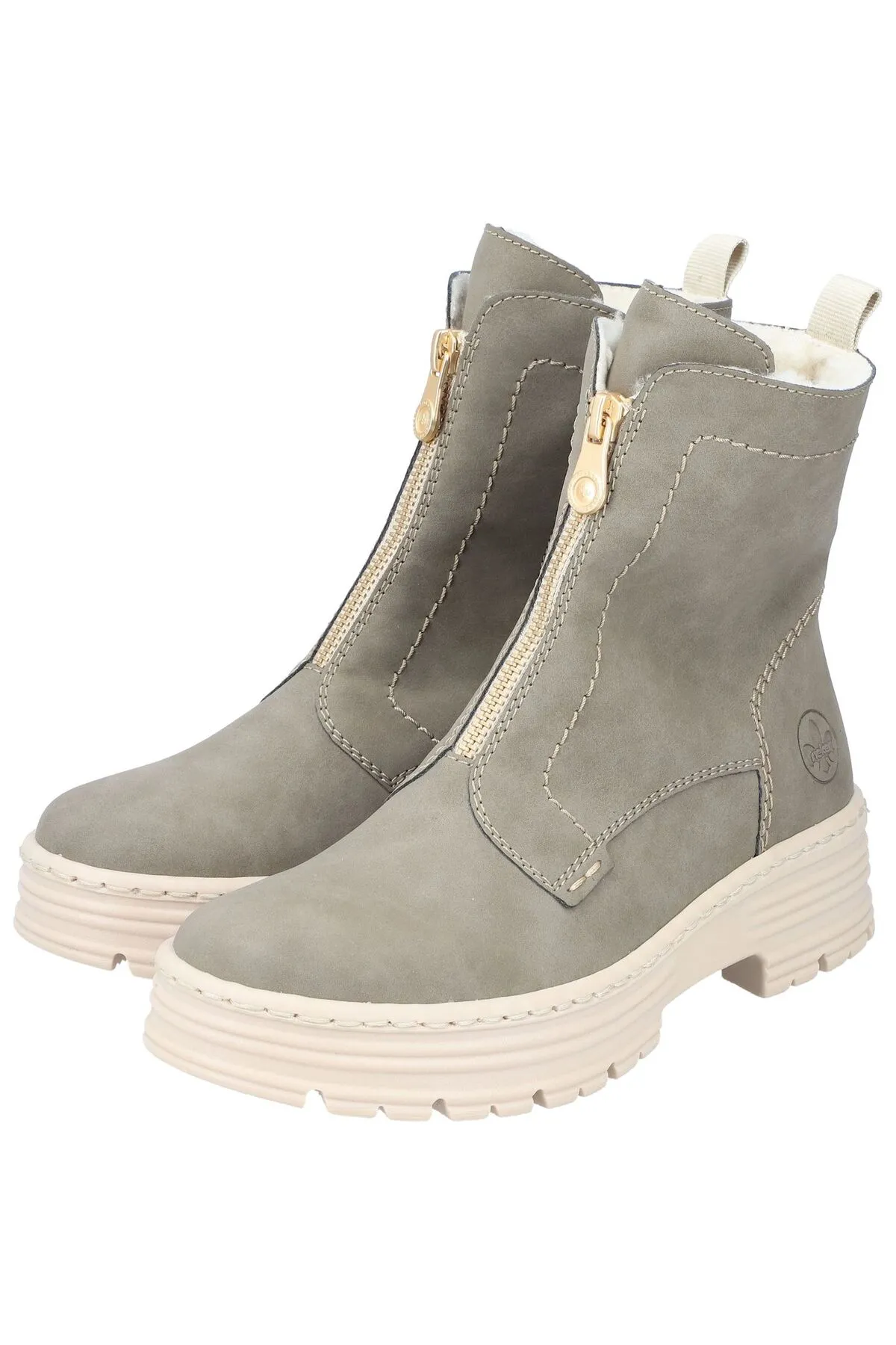 Rieker  Stiefelette - Grün - Blockabsatz