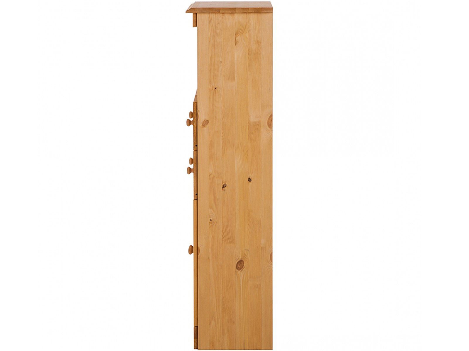 loft24 Vertiko Rico, 2 Türen+4 Schubladen, Höhe 120 cm, Midischrank, FSC-Zertifizierung Kiefer