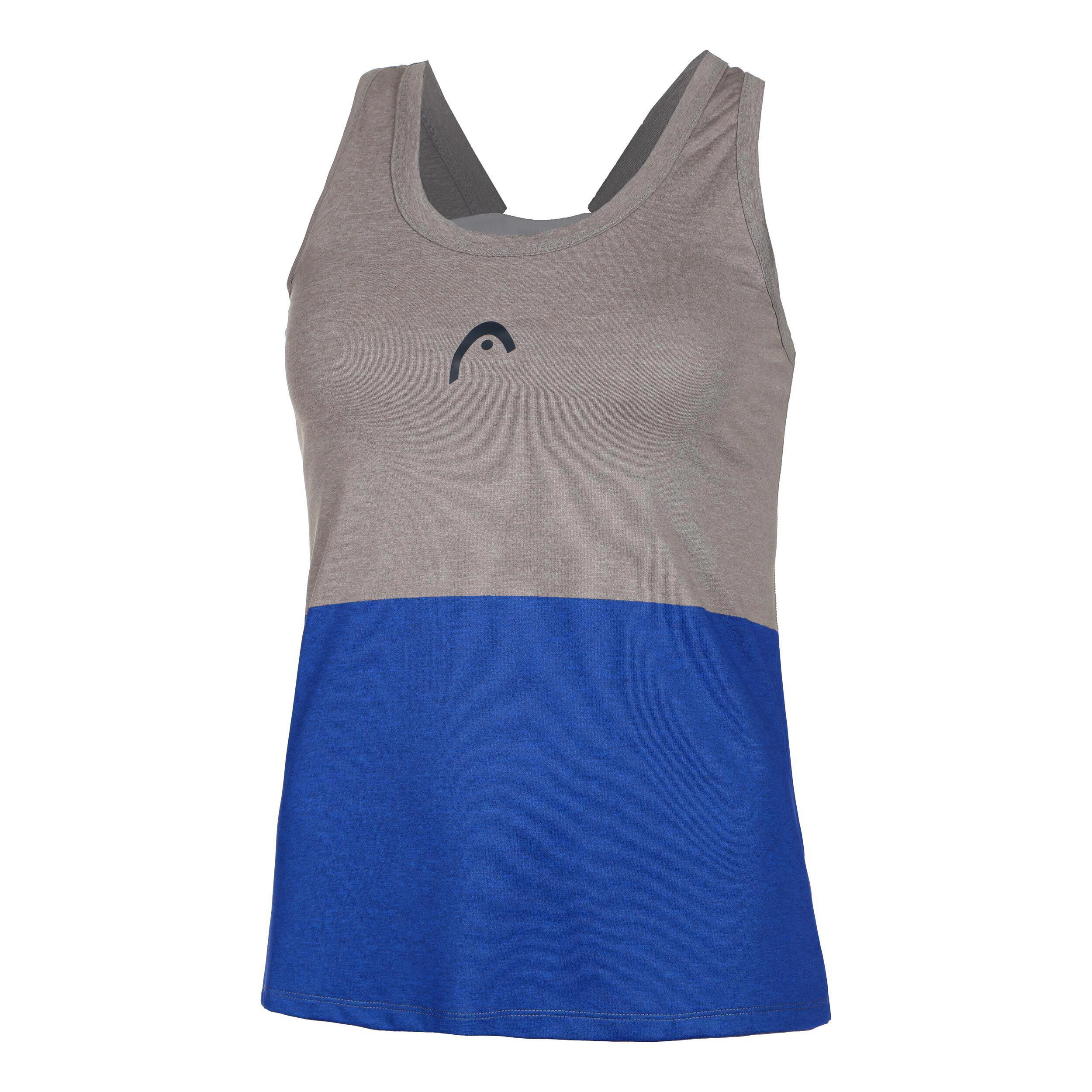 Play Tech Tank-Top Damen - Blau, Grau