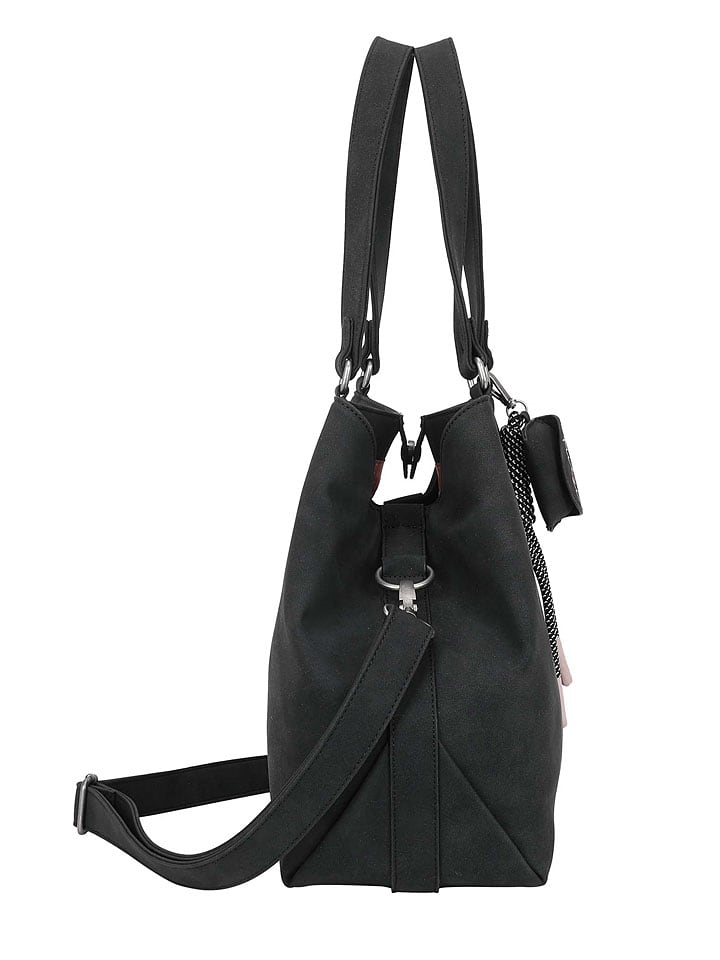 Fritzi aus Preußen Schultertasche in Schwarz - (B)16 x (H)32 x (T)43cm günstig kaufen onesize