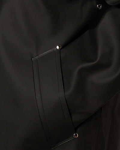 STUTTERHEIM, Regenmantel, PVC wasserdicht, schwarz