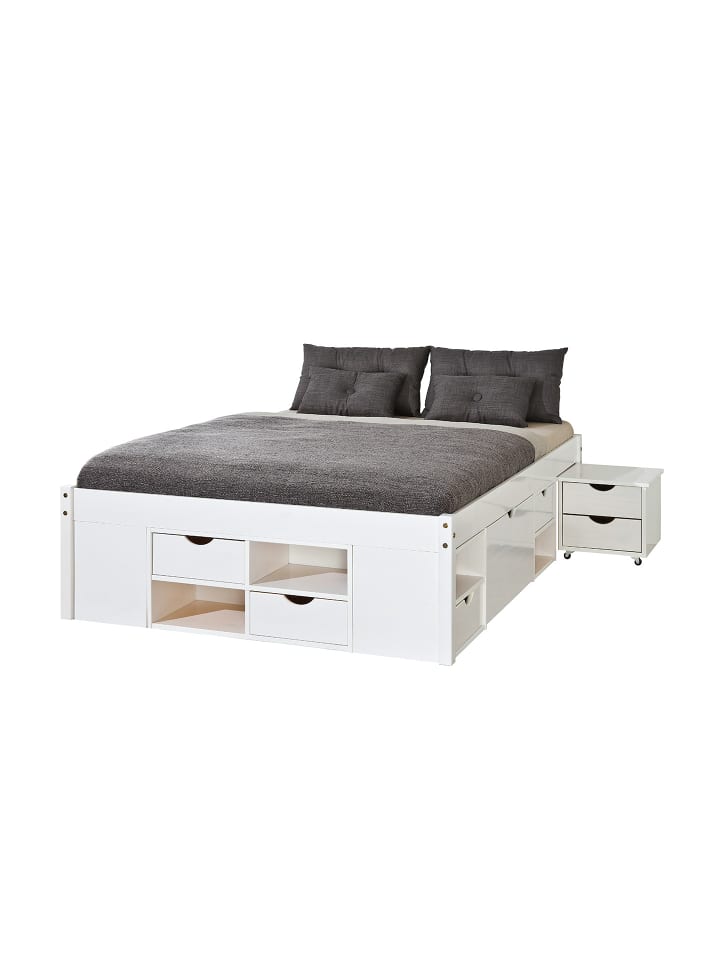 ebuy24 Doppelbett Till Weiß 186 x 209 cm günstig kaufen onesize